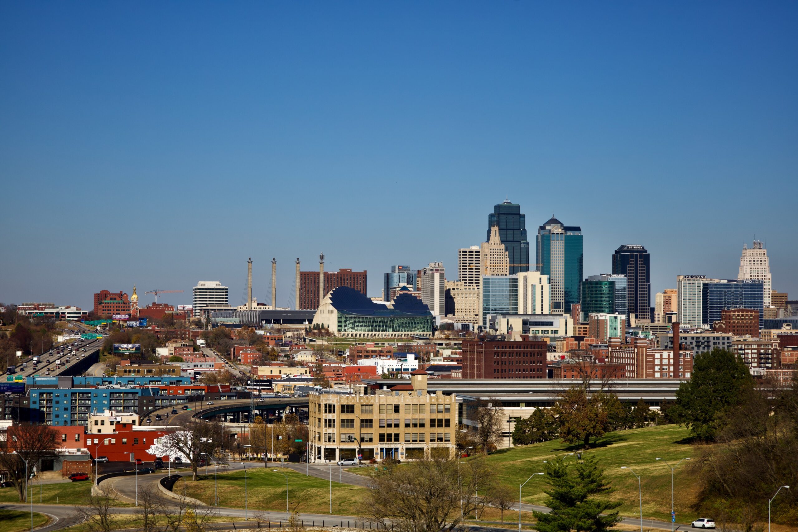 Downtown Kansas City skyline, a vibrant hub of urban growth and investment opportunities.